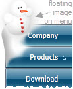 DHTML menu floating example