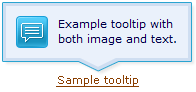 HTML tooltip menu